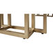 Baldessara 94.5 X 47.25 inch Grey / Rustic Bronze Dining Table